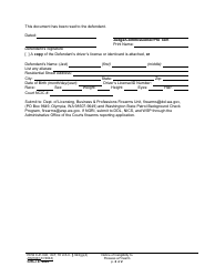 Form CrRLJ07.0800 Notice of Ineligibility to Possess a Firearm (Ntipf) - Washington, Page 2