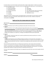 Parent/Guardian Consent Form Sex Education Instruction - Utah (Portuguese), Page 2