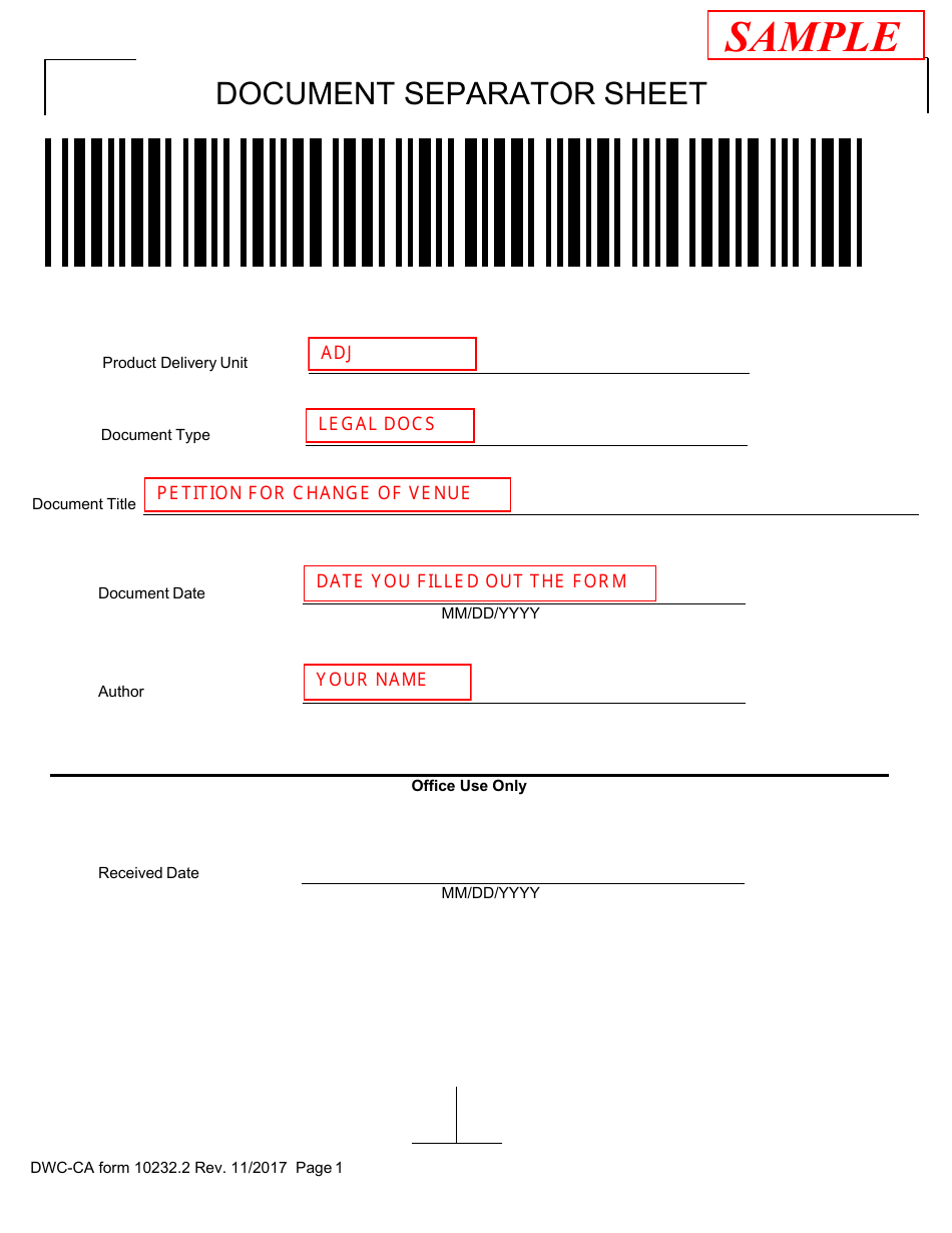 Form IA20 Information and Assistance Unit Guide - How to File a Petition for Change of Venue - California, Page 8