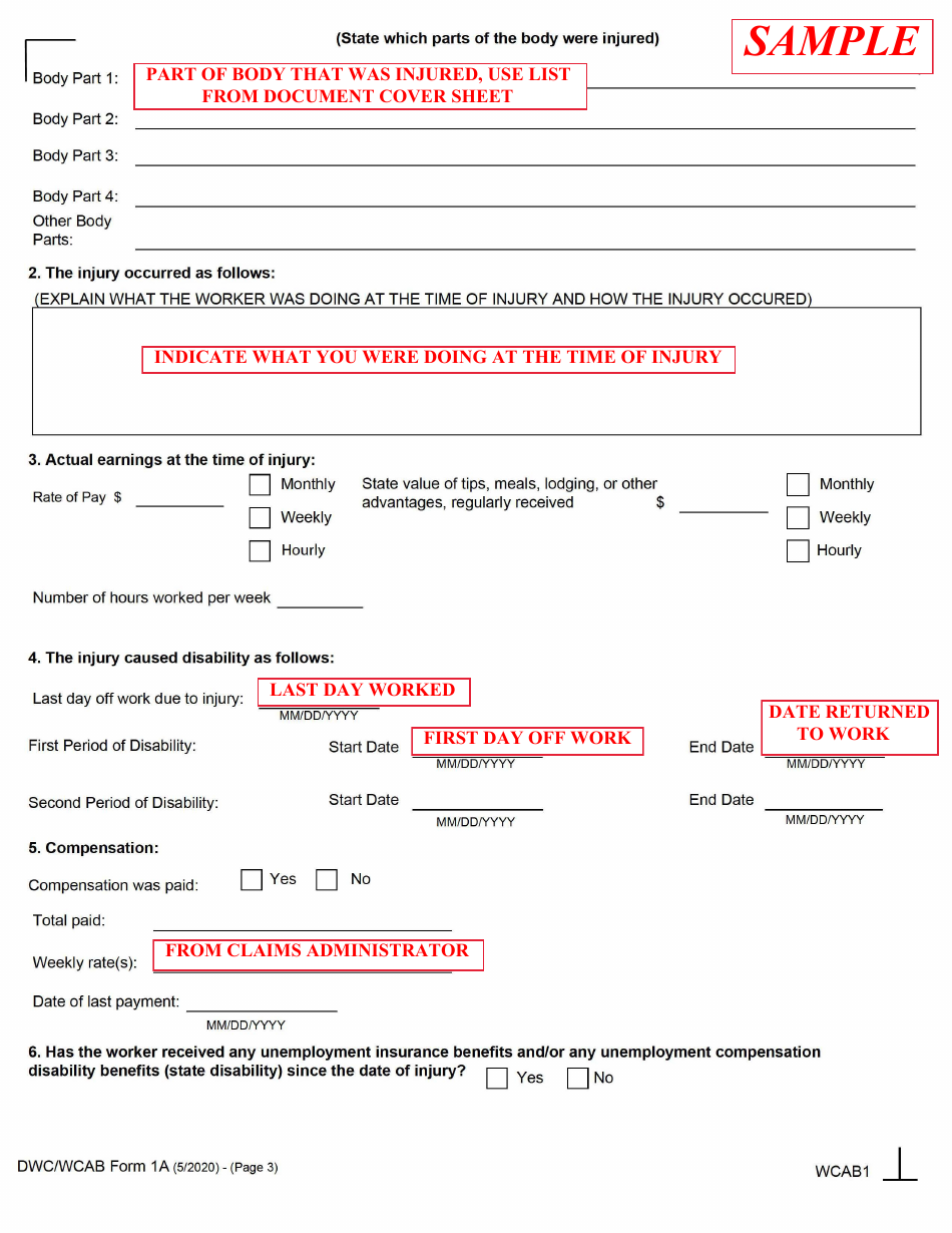 Form IA4 Information and Assistance Unit Guide - How to File an Application for Adjudication of Claim - California, Page 11