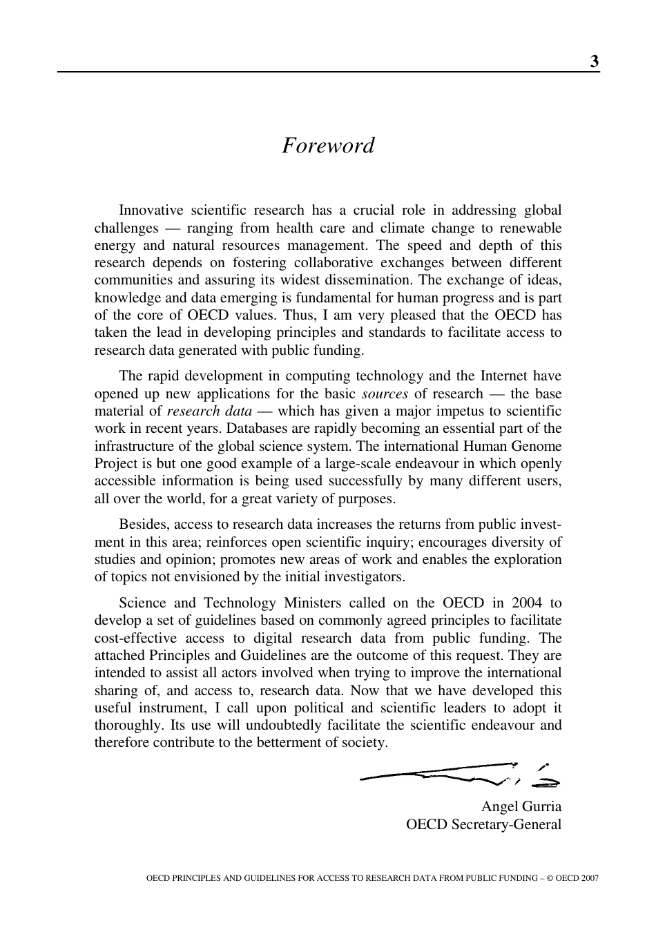 Oecd Principles and Guidelines for Access to Research Data From Public Funding, Page 4