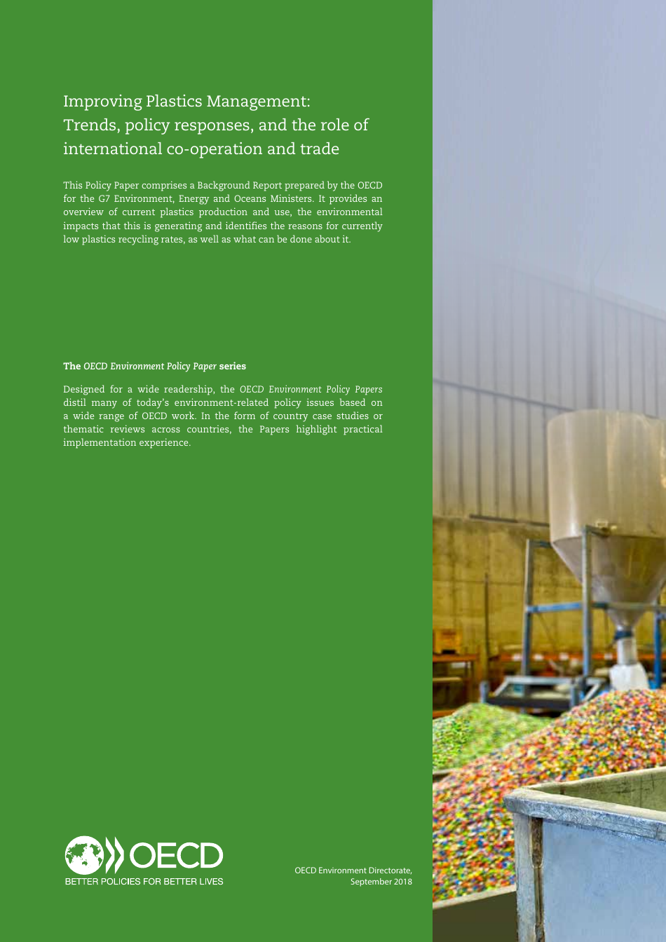Improving Plastics Management: Trends, Policy Responses, and the Role of International Co-operation and Trade - Oecd Environment Policy Paper No. 12, Page 24