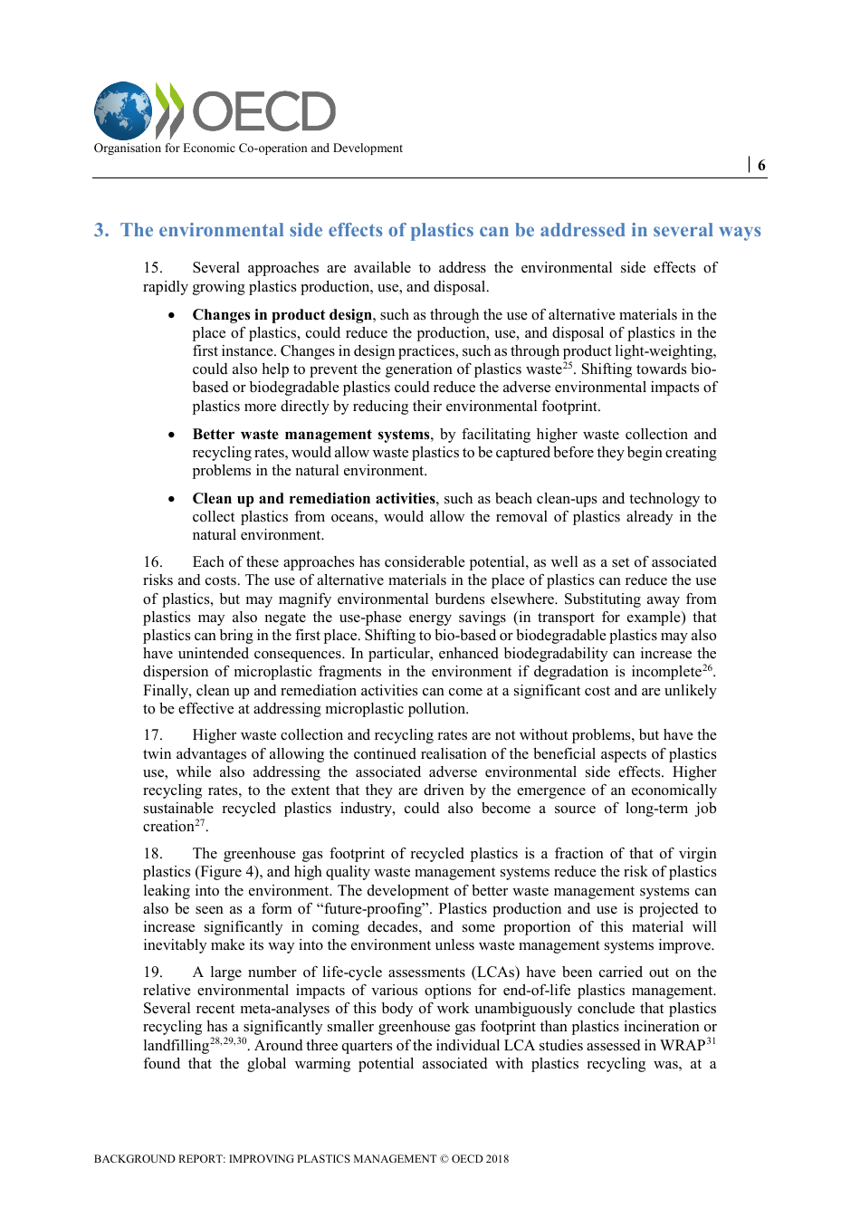 Improving Plastics Management: Trends, Policy Responses, and the Role of International Co-operation and Trade - Oecd Environment Policy Paper No. 12, Page 8