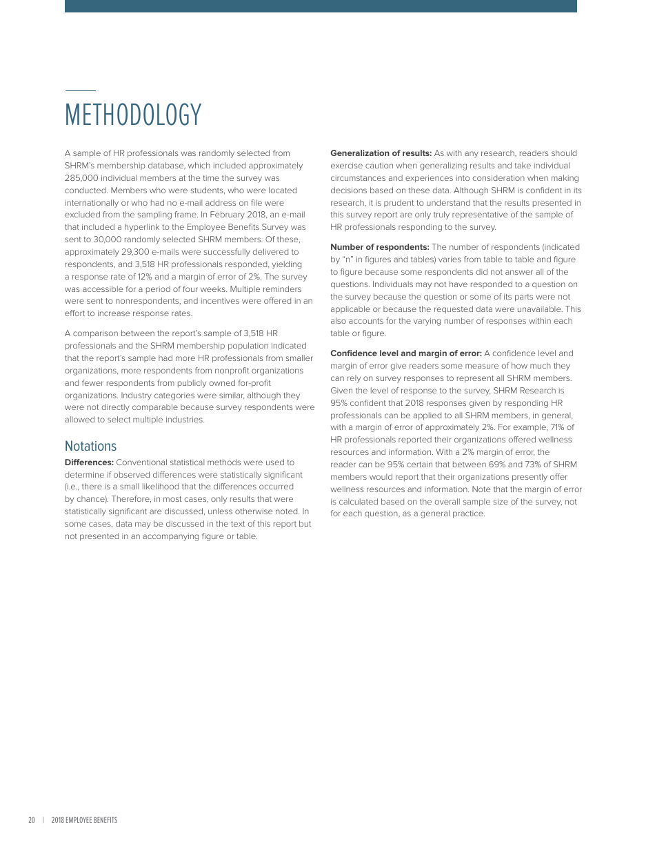 2018 Employee Benefits the Evolution of Benefits - Society for Human Resource Management, Page 24