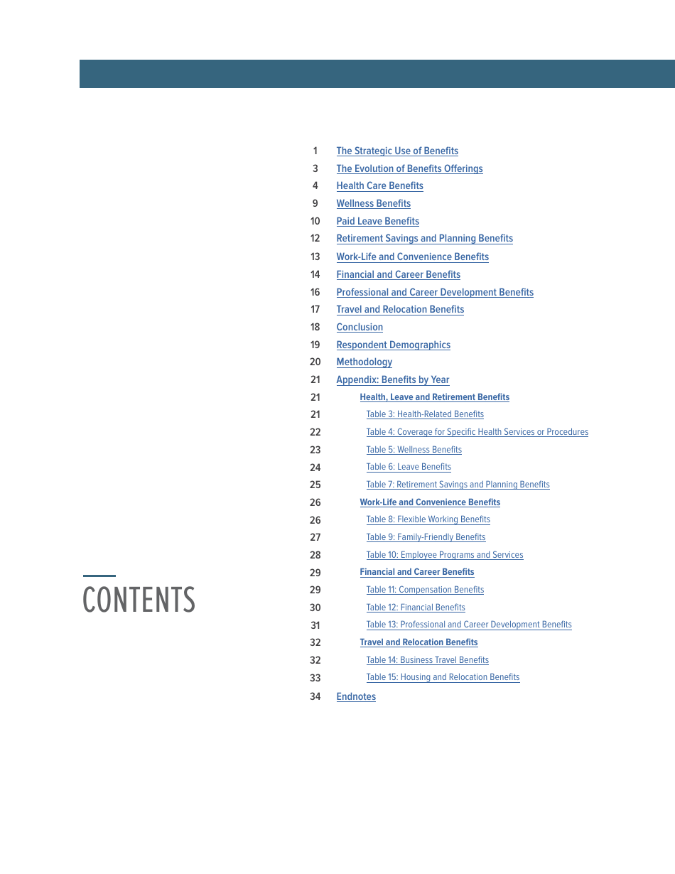 2018 Employee Benefits the Evolution of Benefits - Society for Human Resource Management, Page 3