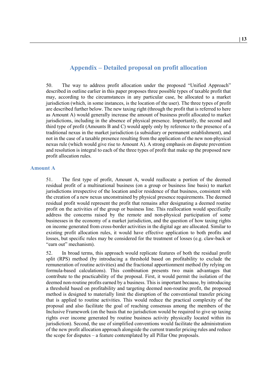 Oecd Public Consultation Document: Secretariat Proposal for a unified Approach Under Pillar One - 9 October 2019 - 12 November 2019, Page 16