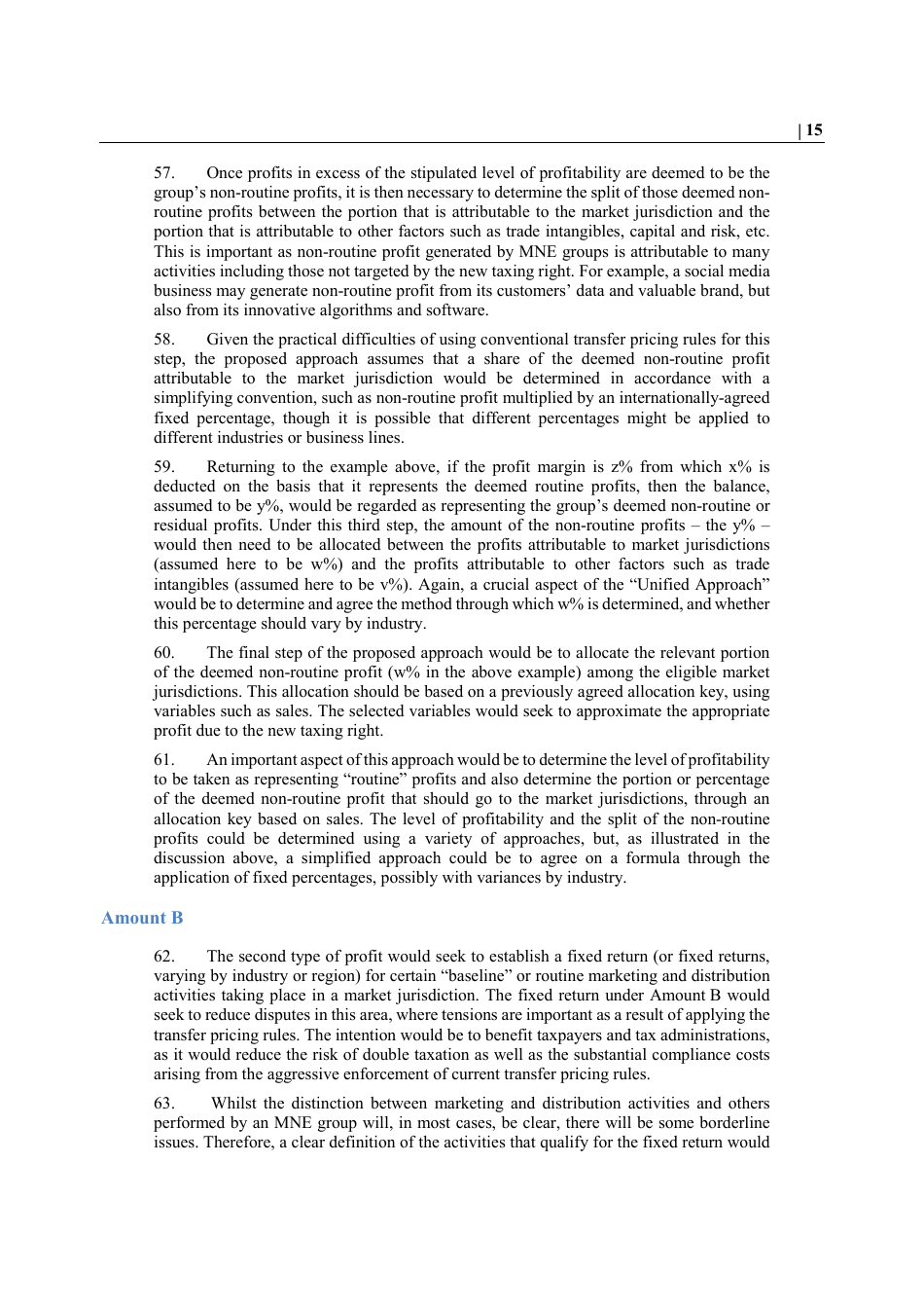Oecd Public Consultation Document: Secretariat Proposal for a unified Approach Under Pillar One - 9 October 2019 - 12 November 2019, Page 18