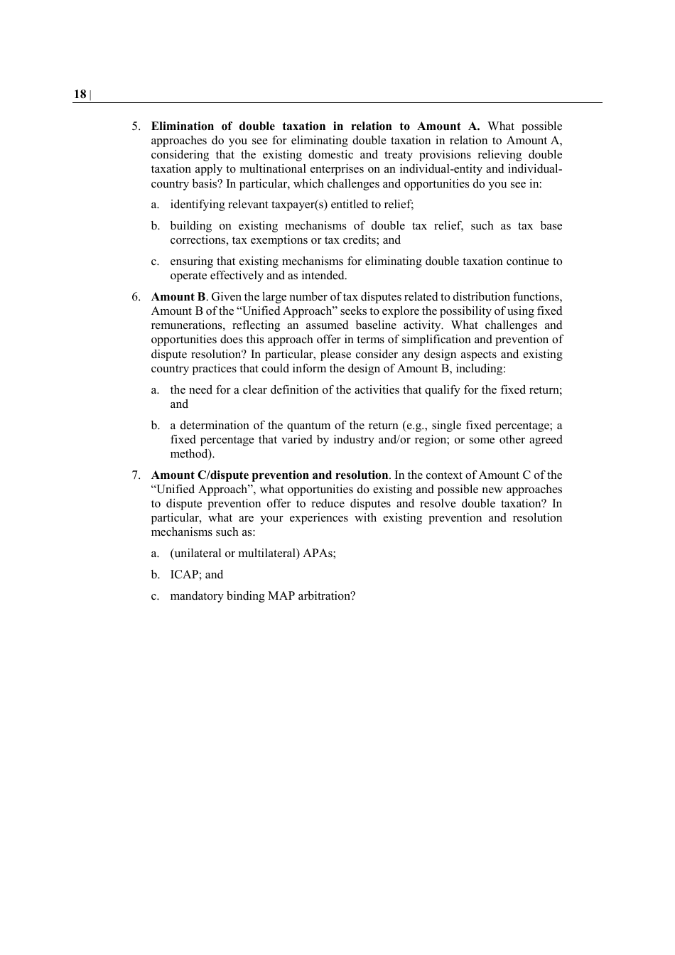 Oecd Public Consultation Document: Secretariat Proposal for a unified Approach Under Pillar One - 9 October 2019 - 12 November 2019, Page 21