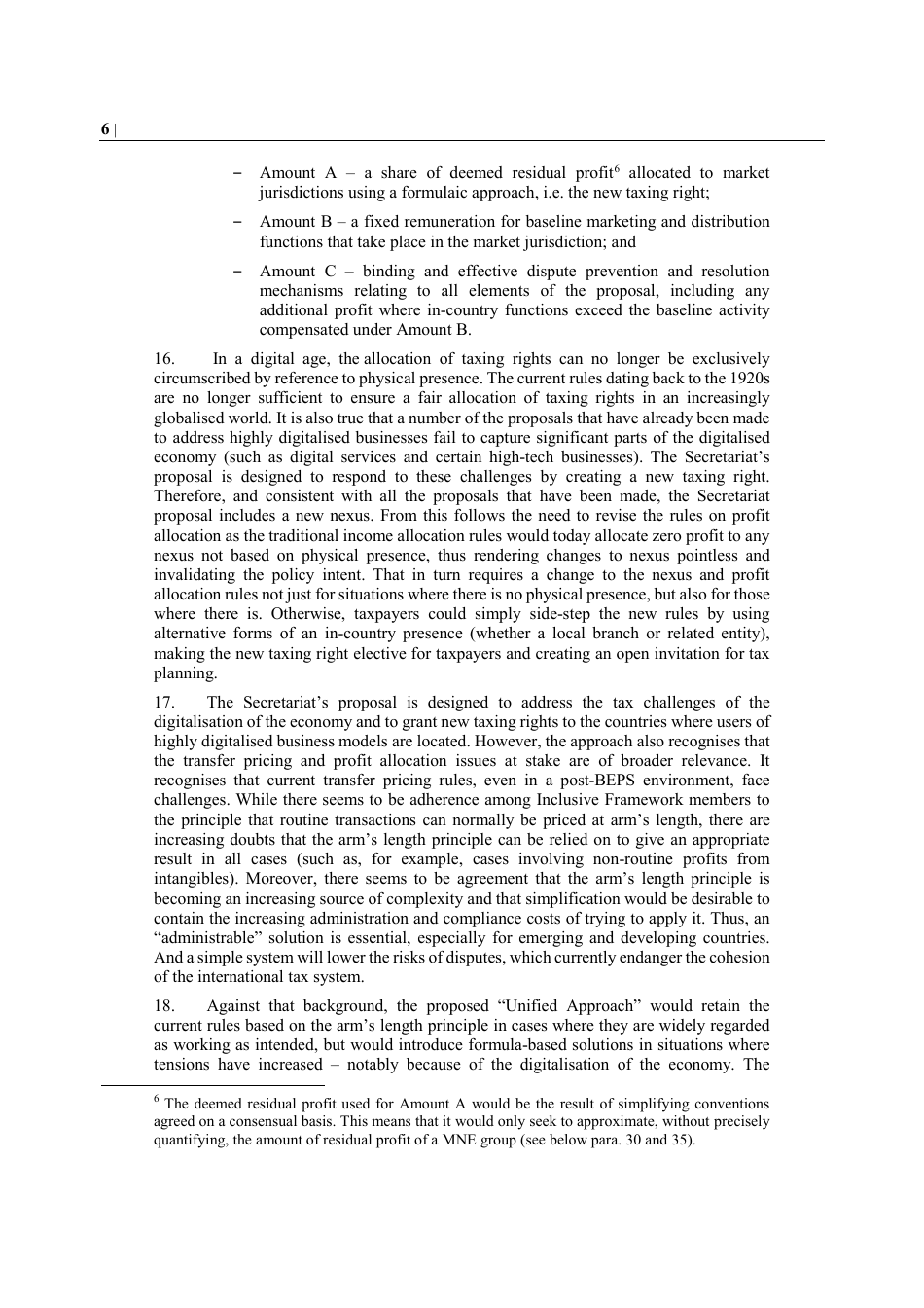 Oecd Public Consultation Document: Secretariat Proposal for a unified Approach Under Pillar One - 9 October 2019 - 12 November 2019, Page 9