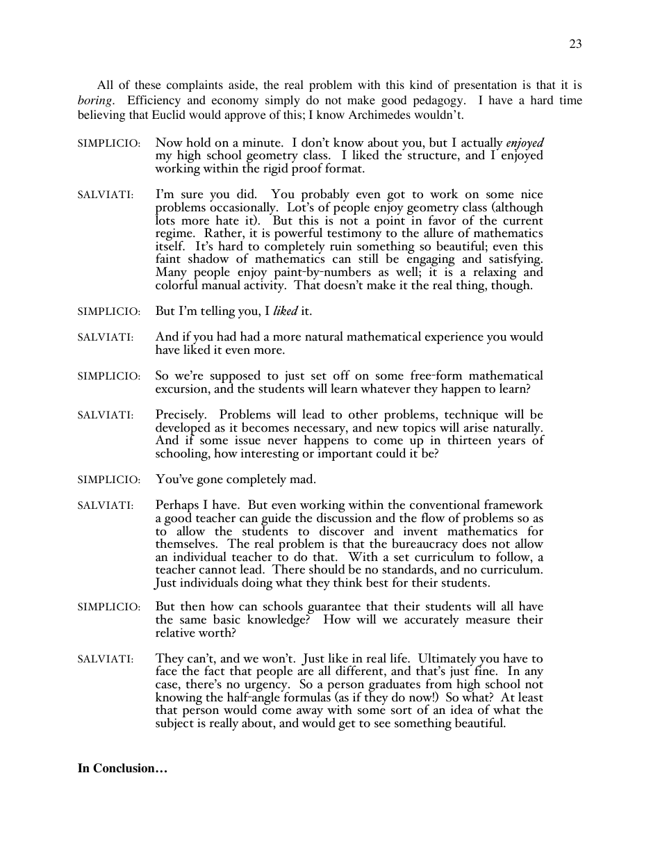 A Mathematicians Lament - Paul Lockhart, Page 23