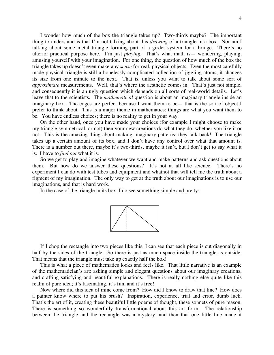 A Mathematicians Lament - Paul Lockhart, Page 4