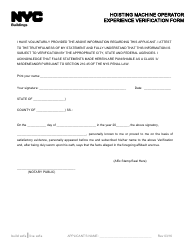 Hoisting Machine Operator Experience Verification Form - New York City, Page 5