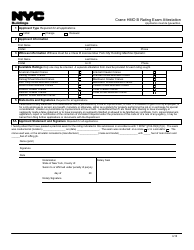 Crane HMO B Rating Exam Attestation - New York City