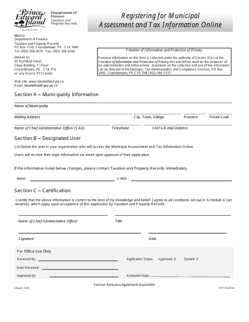 Form 10PT15-28104  Printable Pdf
