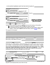 Document preview: Form DV-134 Request to Withdraw/Dismiss Long-Term Petition (One Petitioner) - Alaska