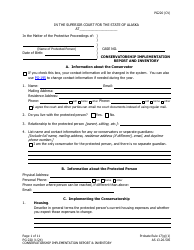 Form PG-220 Conservatorship Implementation Report and Inventory - Alaska, Page 2