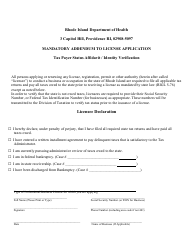 Limited Dental License Application - Rhode Island, Page 5