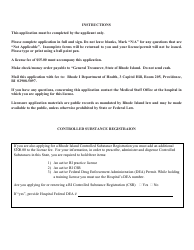 Limited Dental License Application - Rhode Island, Page 7