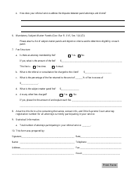 Form SCO-ASD-OAS-1112 Lawyer Referral and Information Services Provider Registration/Annual Report Form - Ohio, Page 4