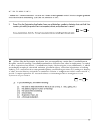 Applicant&#039;s Supplemental Character Questionnaire - Ohio, Page 10