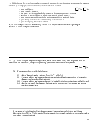 Applicant&#039;s Supplemental Character Questionnaire - Ohio, Page 11