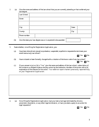 Applicant&#039;s Supplemental Character Questionnaire - Ohio, Page 3