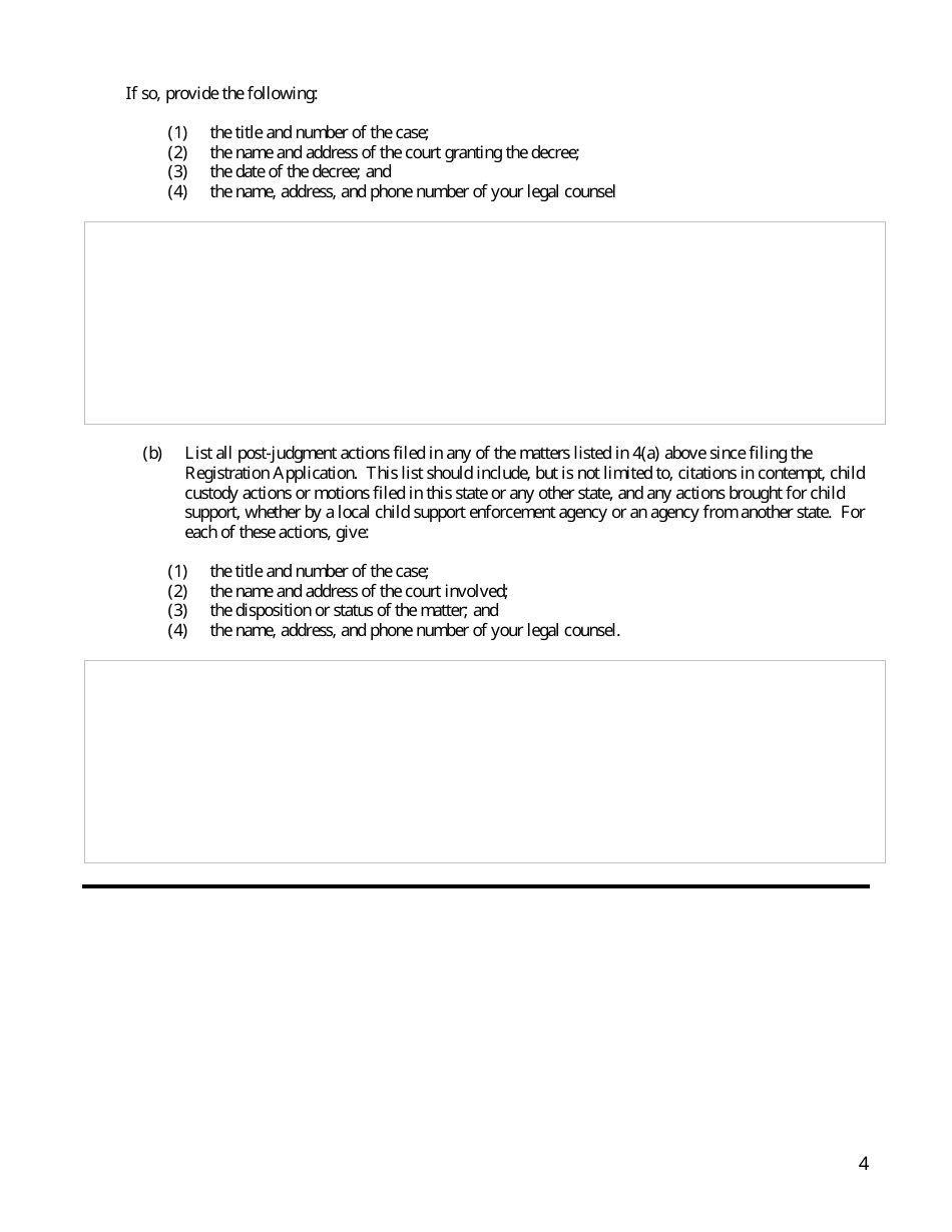 Applicants Supplemental Character Questionnaire - Ohio, Page 4