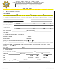 Form DOC3532-V - Fill Out, Sign Online and Download Printable PDF ...