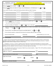Form DOC3532-V Consent for Release of Criminal History Records - Nevada, Page 2
