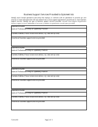 Form 4101 Vision Support Organization Information - Texas, Page 4