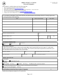 Document preview: Form ITD3120 Idaho Driver's License Record Request - Idaho