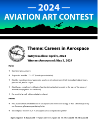 Certificate of Authenticity - Aviation Art Contest - Idaho