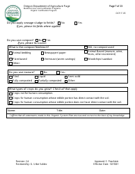 Form OCP.F.05 Crop Organic System Plan - Oregon, Page 7