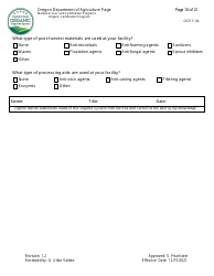 Form OCP.F.60 Handler Organic System Plan - Oregon, Page 10