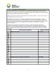 Formulario De Solicitud - Programa De Subvenciones Para El Desarrollo De Infraestructuras Y Capacidades De Procesadode Carne De Oregon - Oregon (Spanish), Page 6