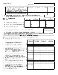 Form MI-2210 Michigan Underpayment of Estimated Income Tax - Michigan, Page 2