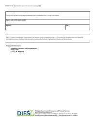 Form FIS2393 Pharmacy Benefit Manager (Pbm) Affiliation Statement - Michigan, Page 2