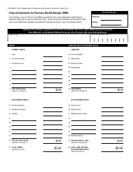 Form FIS2388 Financial Statements for Pharmacy Benefit Managers (Pbms) - Michigan, Page 2