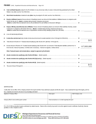 Form FIS0063 Valuation of Section 411 Trusteed Assets Under Section 901 - Michigan, Page 2