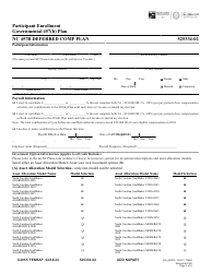 Participant Enrollment - Governmental 457(B) Plan - North Carolina