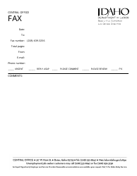 Form I-77-541 Unemployment Insurance Medical Report - Idaho