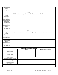 UDAF Form PRA Retail Food Establishment Plan Review Application - Utah, Page 10