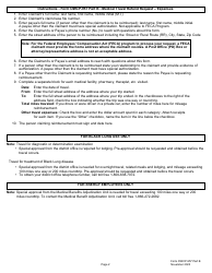 Form OWCP-957 Part B Medical Travel Refund Request - Expenses, Page 2