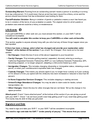 Form SAR7AB Sar 7 Eligibility Status Report Instructions - California, Page 12