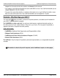 Form SAR7AB Sar 7 Eligibility Status Report Instructions - California, Page 14