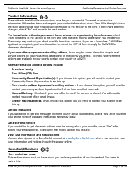 Form SAR7A Sar 7 Eligibility Status Report Instructions - California, Page 5