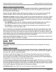 Form SAR7A Sar 7 Eligibility Status Report Instructions - California, Page 6