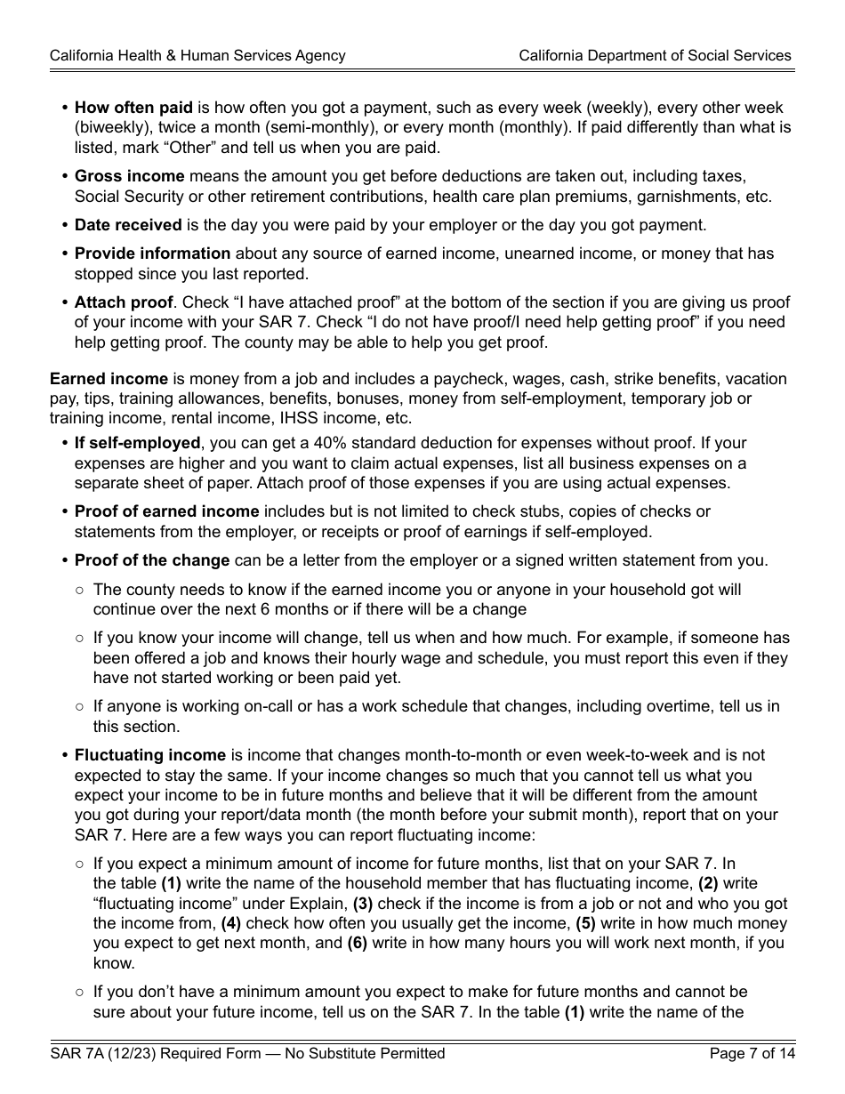 Form sar7a fill out sign online and download printable pdf