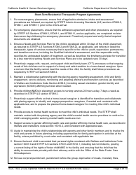 Form SOC154C Admission Agreement Child Placed by Agency Into Strtp - Agency - Short-Term Residential Therapeutic Program (Strtp) - California, Page 5