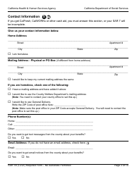 Form SAR7B Sar 7 Eligibility Status Report - California, Page 3